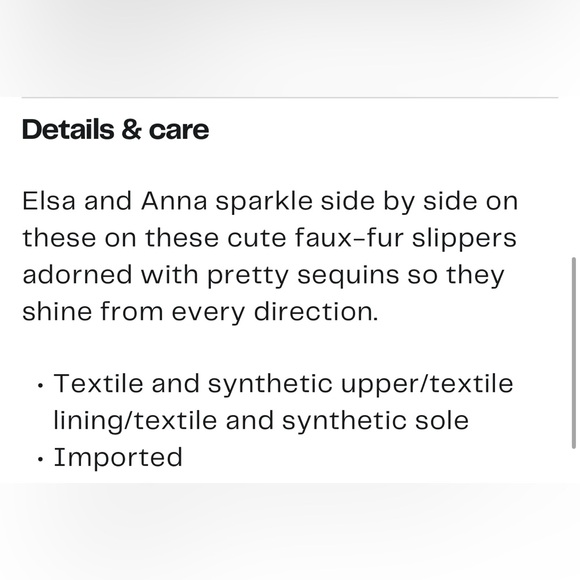 NWOT Tucker +Tate Disney Frozen Slippers. Size 5-6 - Picture 5 of 11